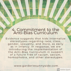 Vision 2020 Commitment to anti bias currculum
