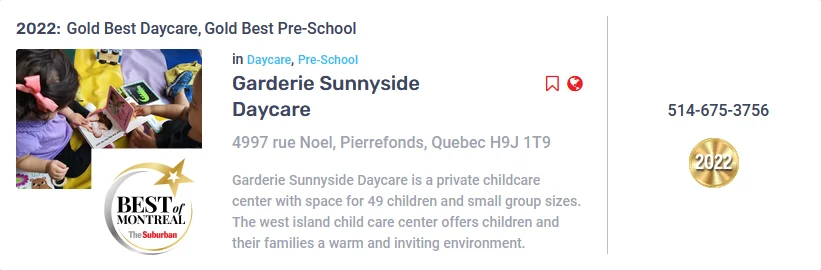 Best daycare montreal